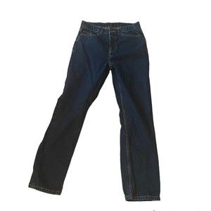 River Island Mens blue dark wash denim jeans